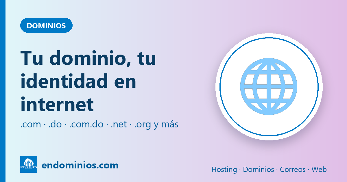 Registra tu dominio: decenas de extensiones con Whois privado gratis